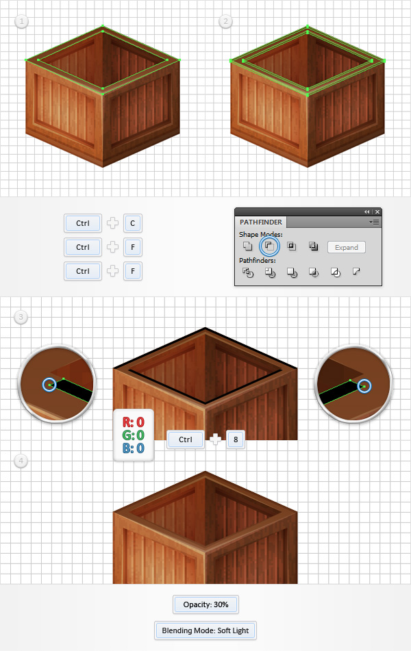 Stacked Wooden Boxes