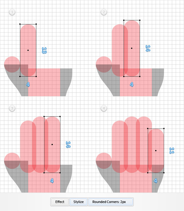 Pixel Perfect Hand Cursors