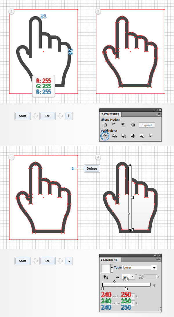 Pixel Perfect Hand Cursors