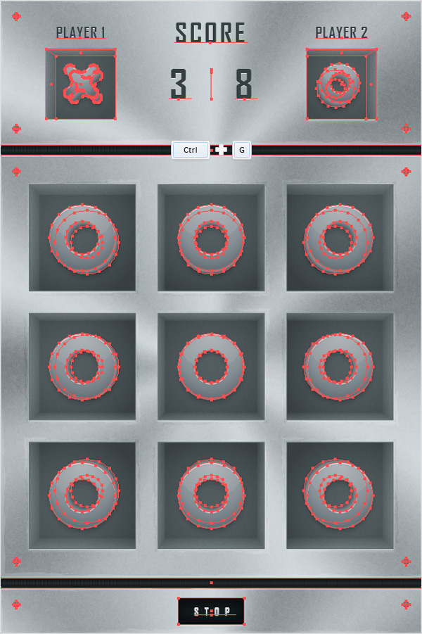 Tic Tac Toe Game Interface