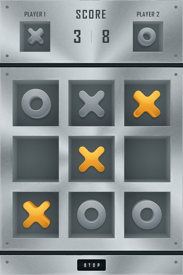 Tic Tac Toe Game Interface