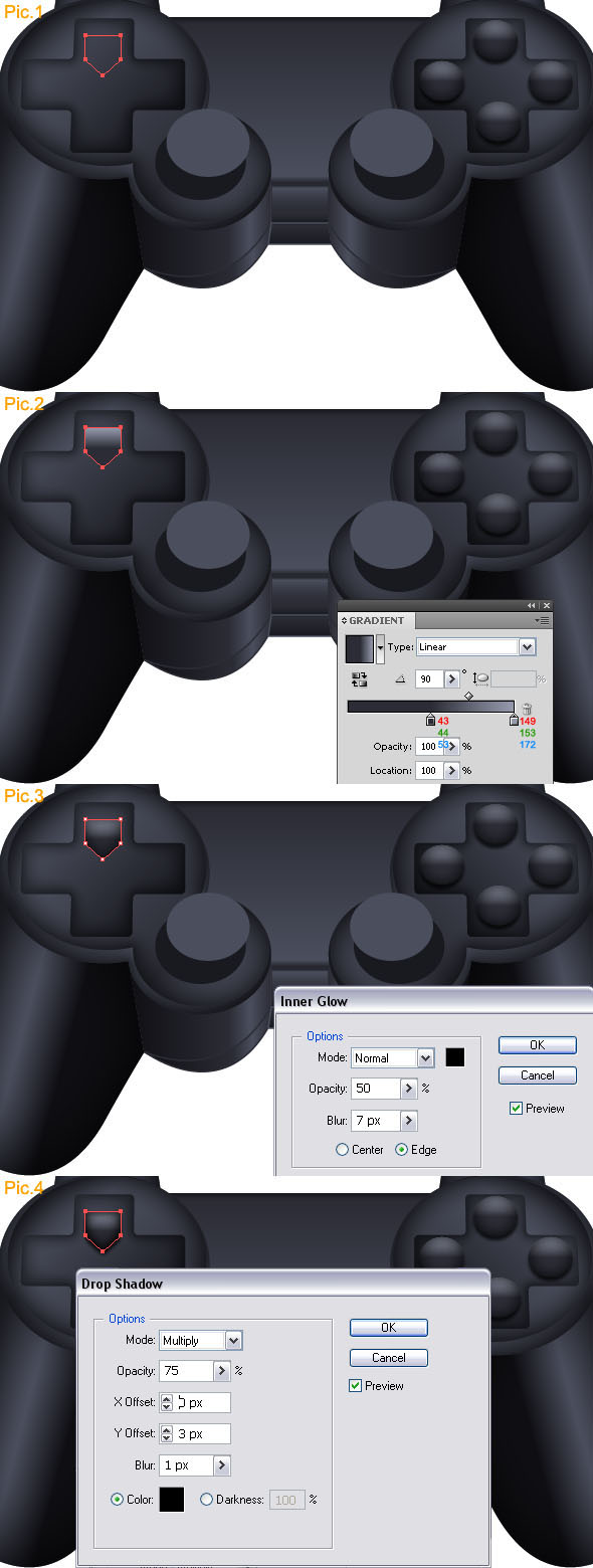 Adding Button Details on the Left