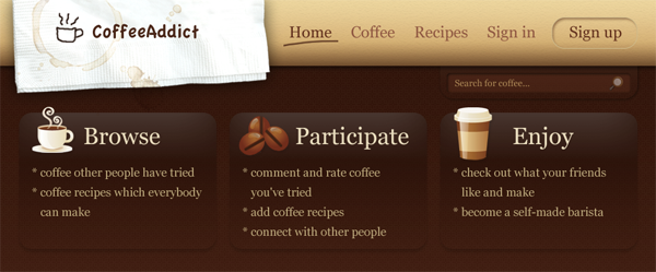 Coffeenatic Web Design Tutorial