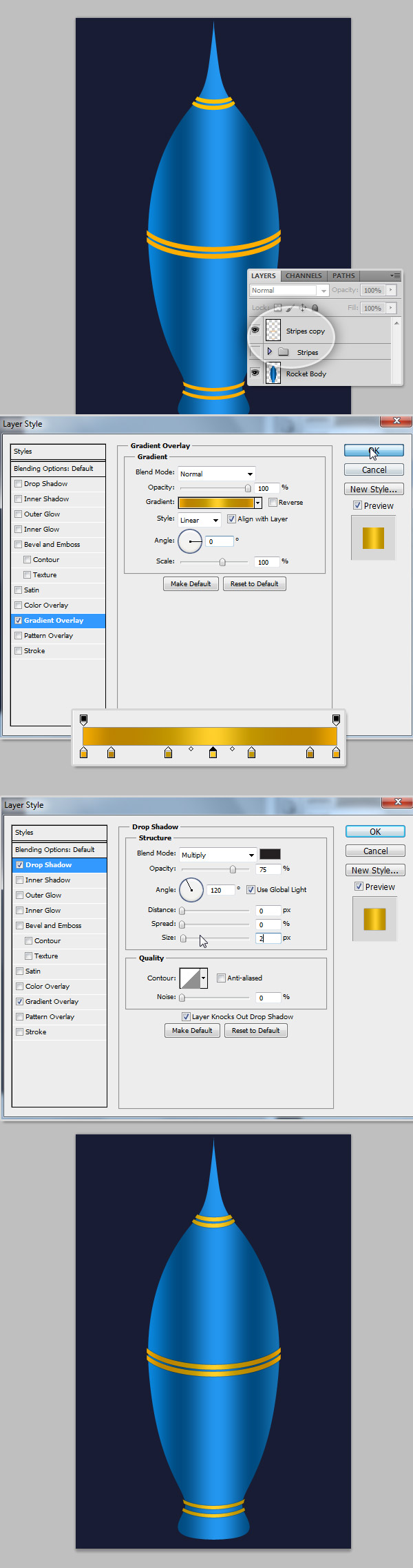 Illustrative One Page Design Tutorial