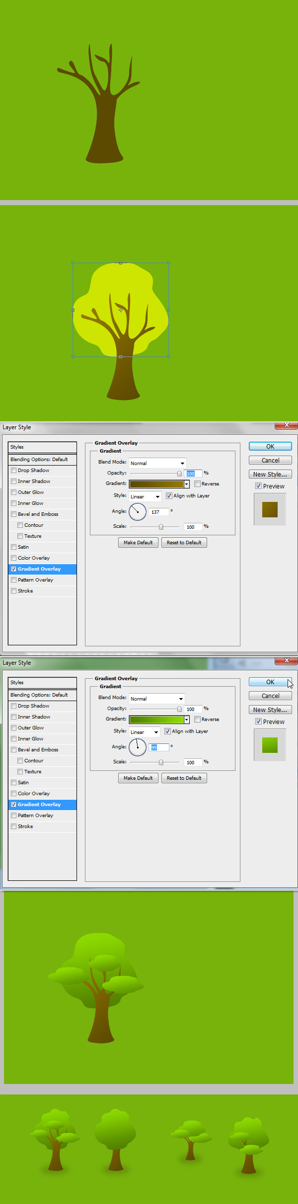 Illustrative One Page Design Tutorial