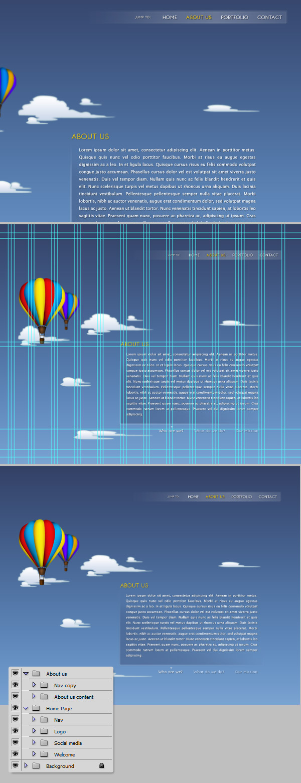 Illustrative One Page Design Tutorial