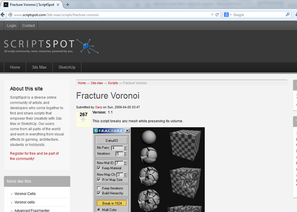 Fracture Voronoi 