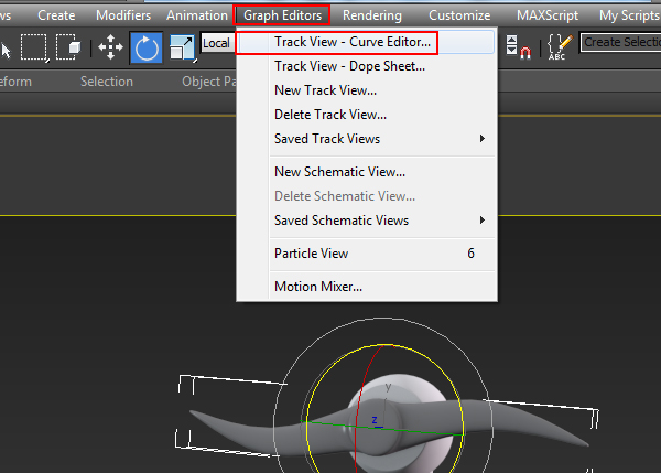 Graph Editors Track View  Curve Editor