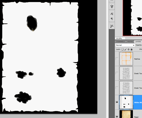 playing with opacity map in photoshop