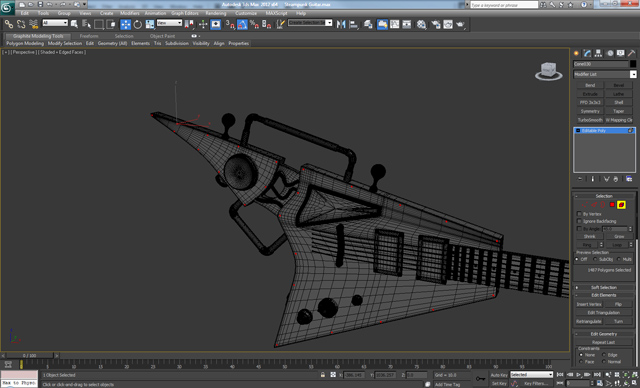 3D Studio Max Tutorial Modeling A Stylized Guitar