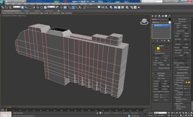 3D Studio Max Modeling Tutorial Futuristic Bolt Gun