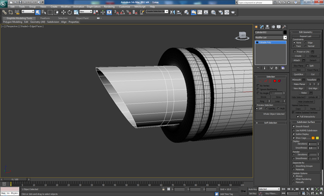 3D Studio Max Modeling Tutorial Futuristic Bolt Gun