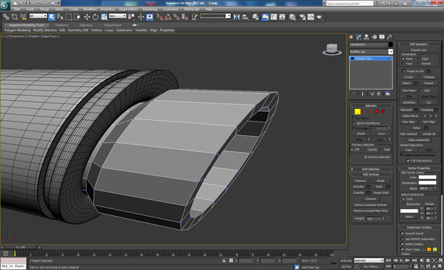 3D Studio Max Modeling Tutorial Futuristic Bolt Gun