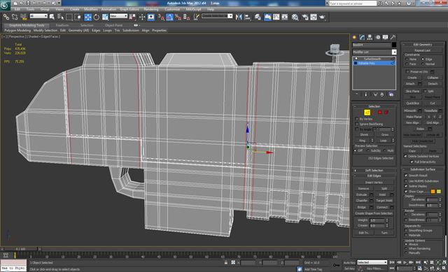 3D Studio Max Modeling Tutorial Futuristic Bolt Gun