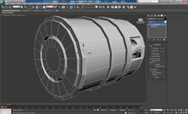 3D Studio Max Modeling Tutorial Futuristic Bolt Gun