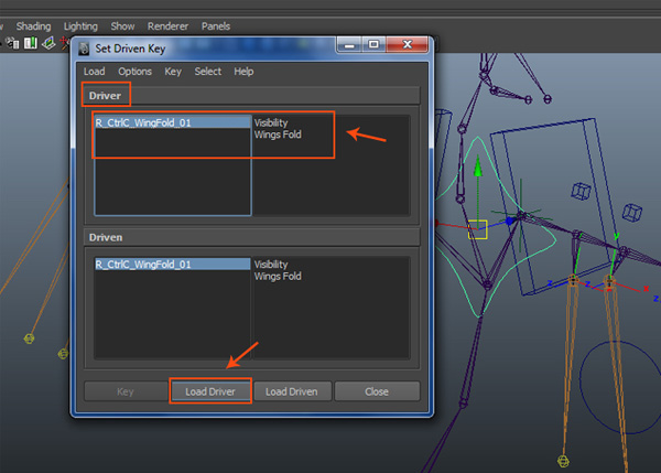 Load Driver and Set Driven Key