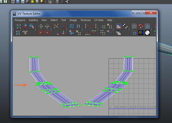 UV Texture Editor window