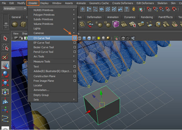 Create  CV Curve Tool 