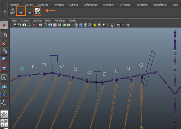 Create ten box curves