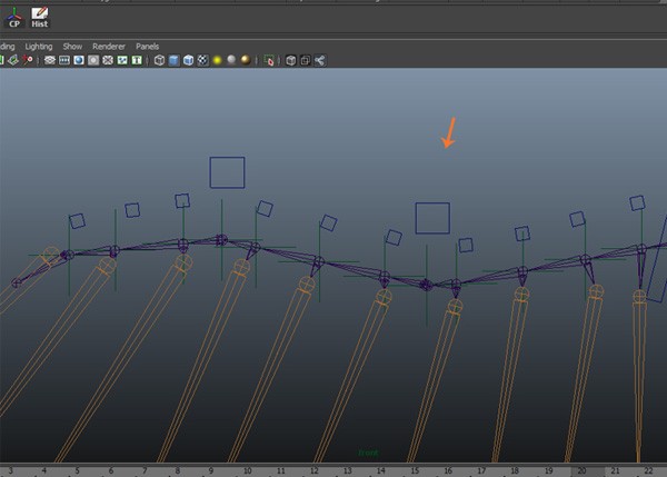 Auxiliary control curves