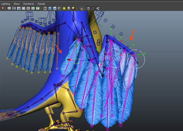 adjust the wing fold control