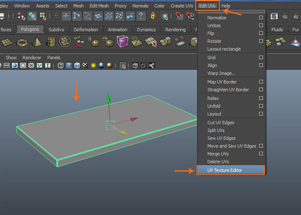 Edit UVs  UV Texture Editor