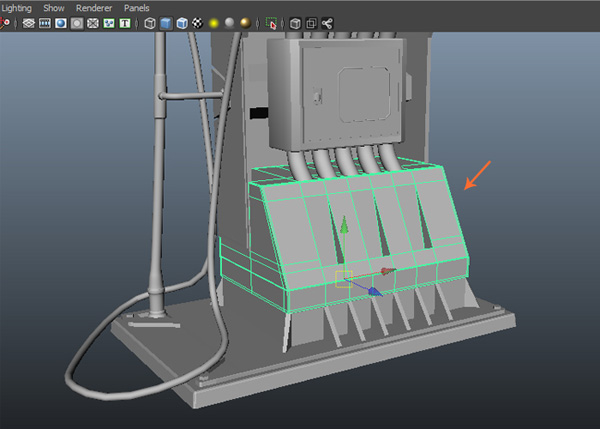 Isolate the motor chamber