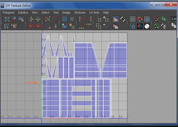 UV Texture Editor window