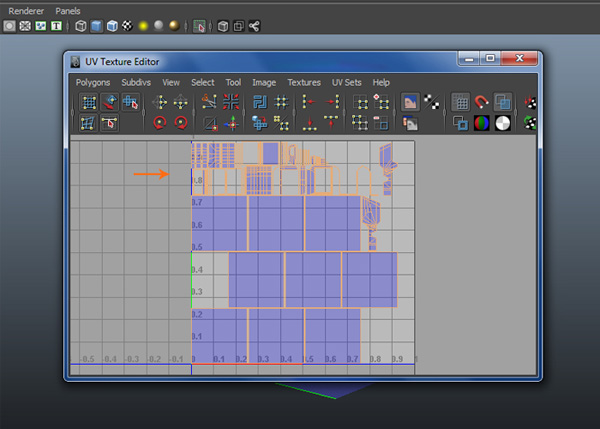 UV Texture Editor window