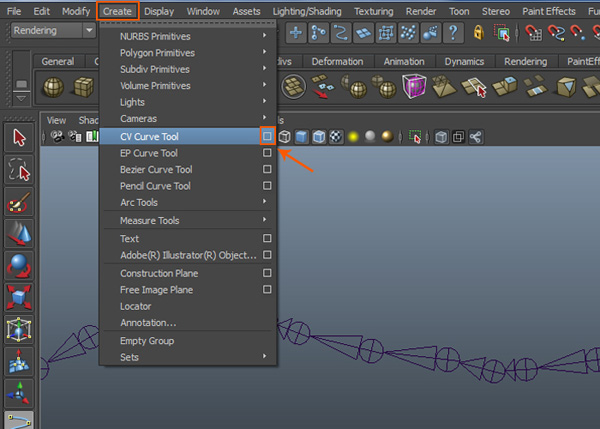 Create  CV Curve Tool 