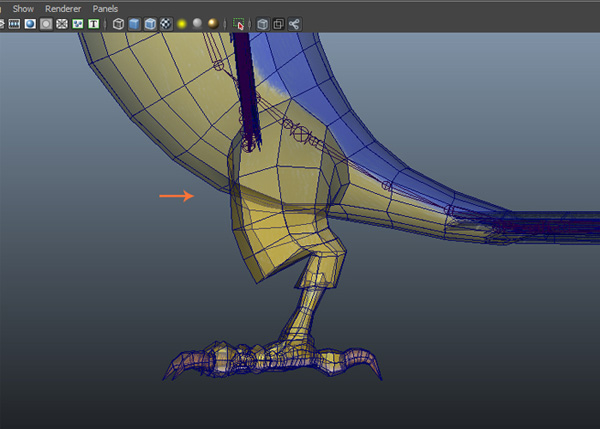 Jump in the left viewport