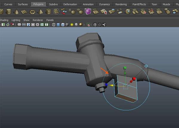 Extrude the top and bottom faces