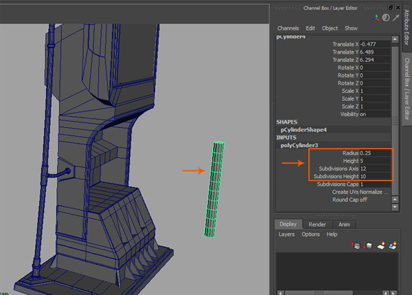 Create a PolyCylinder