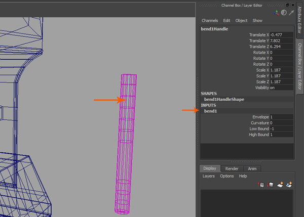 Channel Box Layer Editor 