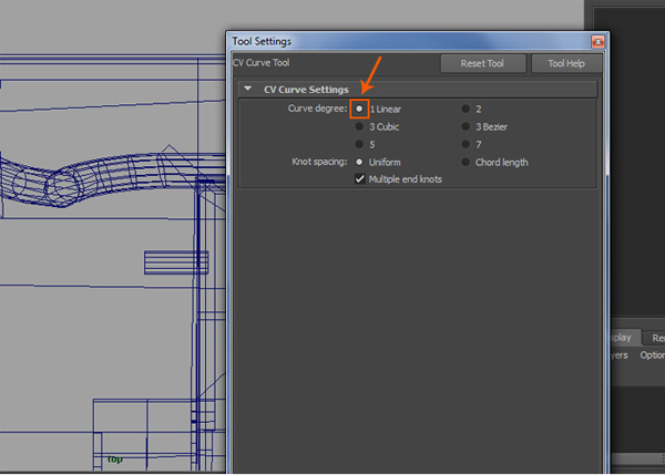 Tool Settings window