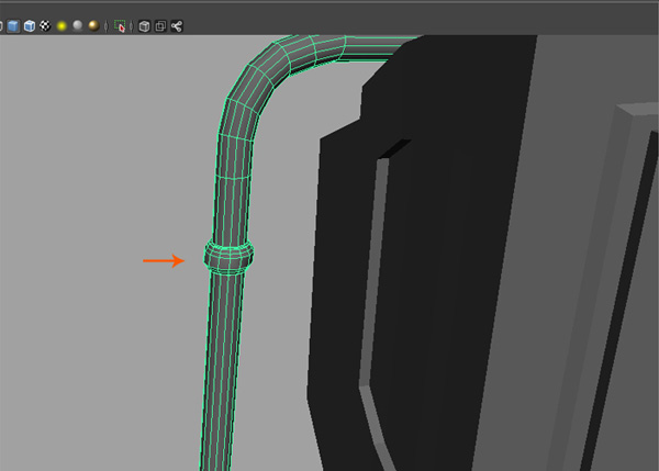 The modeling of the top part of the pipe is also completed