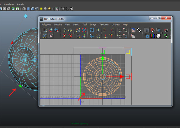 UV Texture Editor window