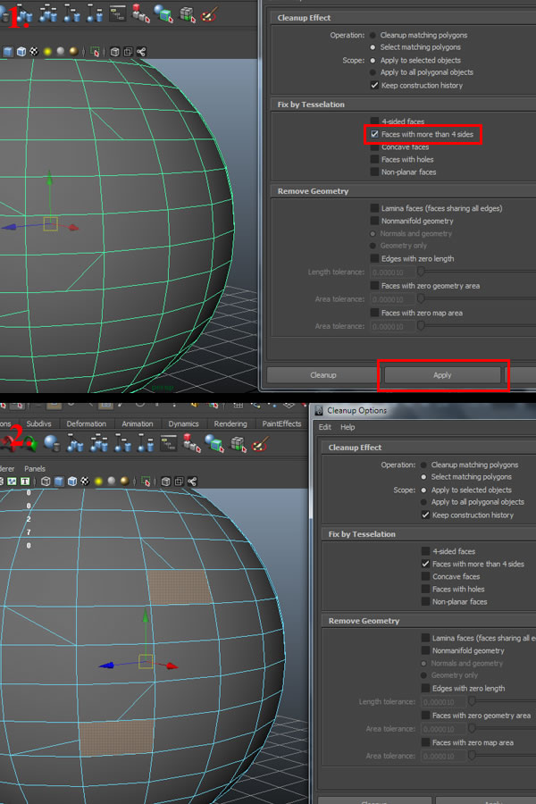 Tutorial Cleaning up Bad Geometry in Maya