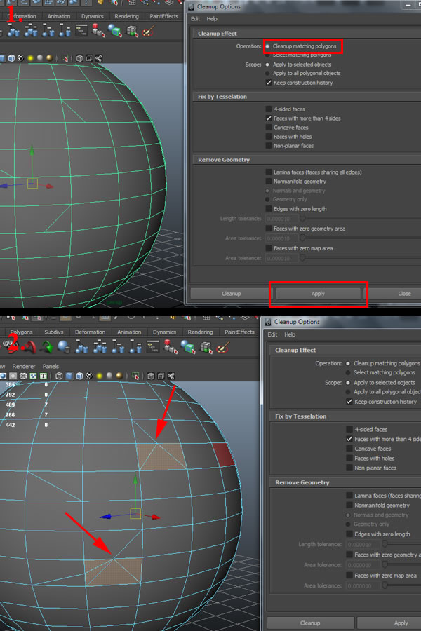 Tutorial Cleaning up Bad Geometry in Maya