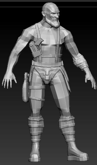 Tutorial Warrior Character in Autodesk Maya and Pixologic ZBrush