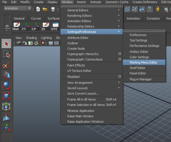 Tutorial quick tip Creating Custom Marking Menus in Maya