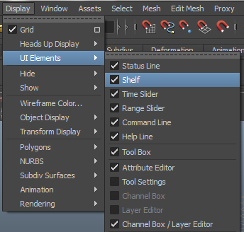 Tip Tutorial - Creating a Custom Shelf in Autodesk Maya