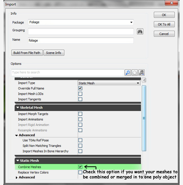 Maya To UDK Workflow: Importing Static Meshes from Maya to UDK