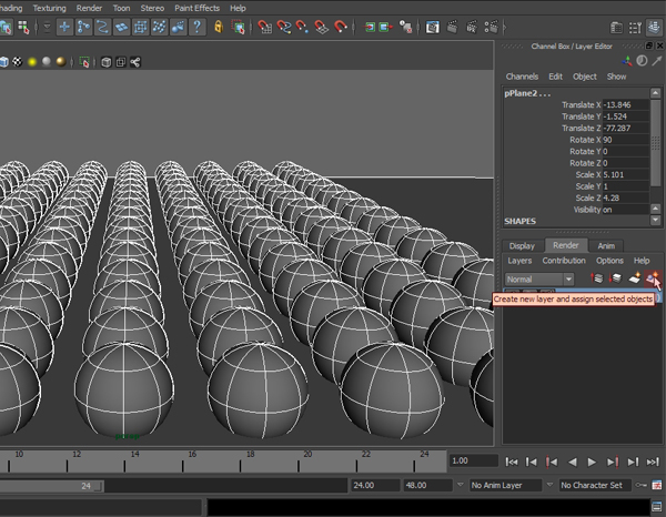 Rendering Z-depth passes in Maya and compositing in Photoshop to achieve realistic depth of field