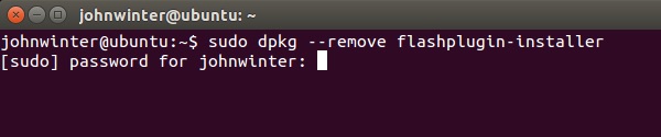 Removing the Flash Player plugin on Ubuntu