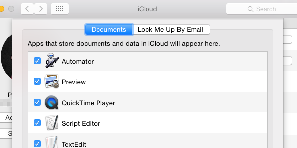 These apps store documents in iCloud