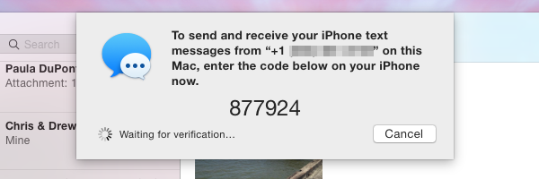 Verify your account with your iPhone