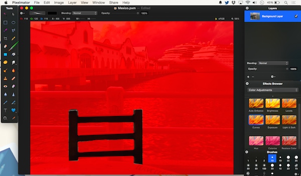 Using Quick Mask Mode in Pixelmator