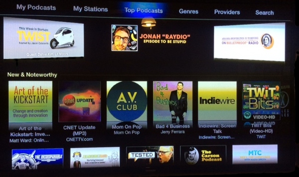 Podcast Channel on Apple TV