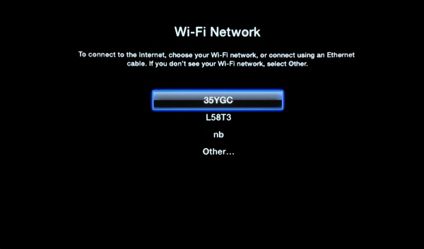 Connecting Apple TV to the Internet